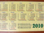 Kalendář na rok 2010 - formát kartičky (17/21)